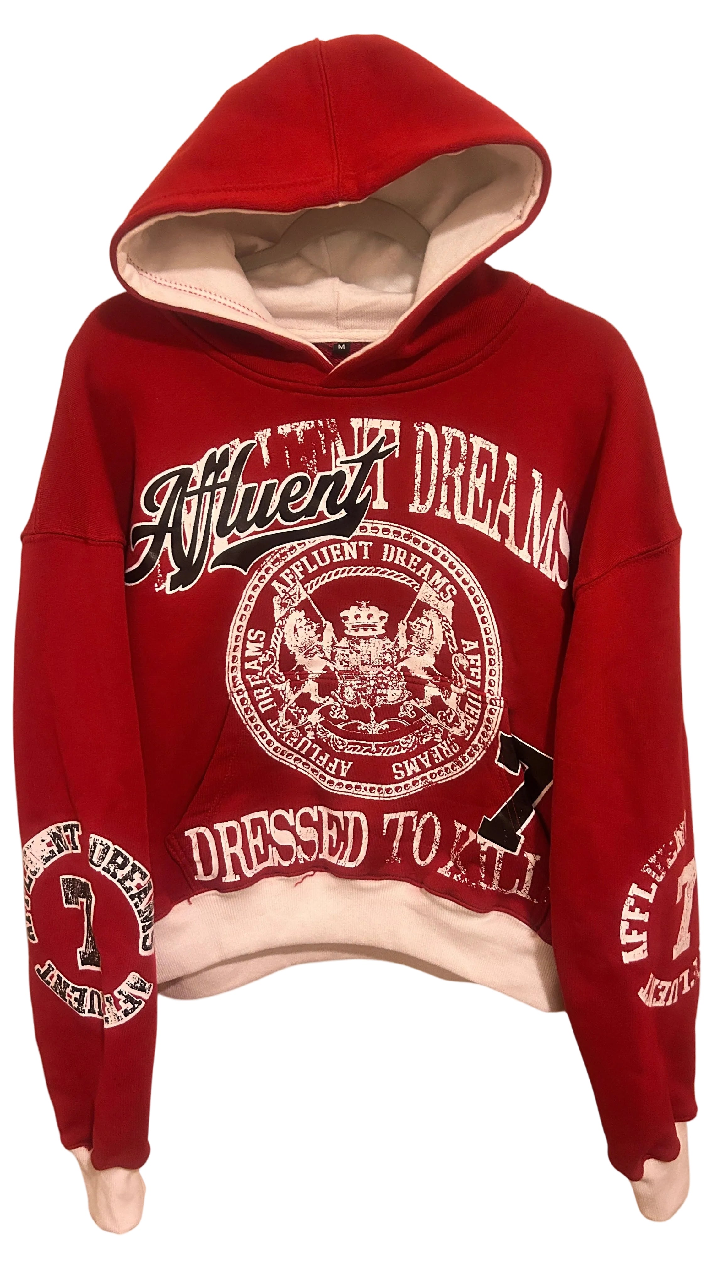 Affluent Dreams Pullover Hoodie Red