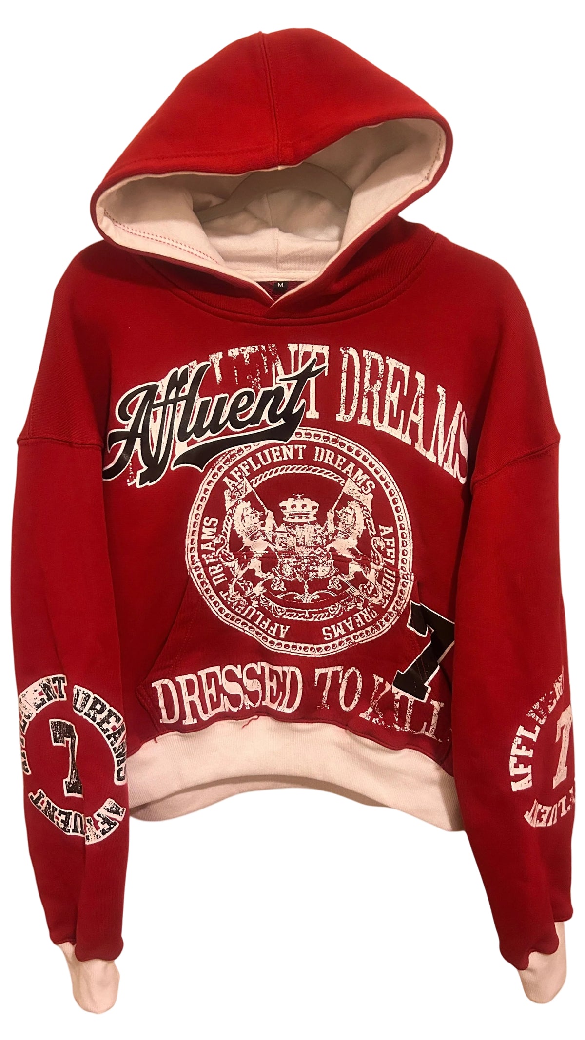 Affluent Dreams Pullover Hoodie Red